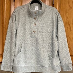 Serra Heather Gray Sweater sleep wear with short XL